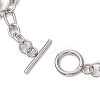 Halloween Theme 304 Stainless Steel Charm Bracelets for Women BJEW-JB10754-4