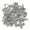 35Pcs 7 Styles Tibetan Style Alloy Pendants TIBE-FP0001-20-1