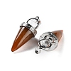 Dyed & Heated Natural Agate Pendants G-F777-06P-08-2
