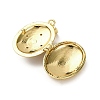 Brass Enamel Locket Pendants KK-F912-05B-G-3