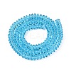 Transparent Glass Beads Strands GLAA-Q113-02A-A07-2