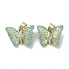 Real 18K Gold Plated Rack Plating Brass Micro Pave Cubic Zirconia Pendants KK-R161-06G-02-1