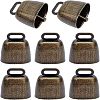 Retro Iron Bell Pendants IFIN-NB0001-28-1
