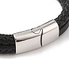 Braided Microfiber Leather Multi-strand Bracelets BJEW-B096-08I-3