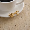 304 Stainless Steel Cuff Rings for Women RJEW-B137-02G-02-1