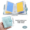 2Pcs PVC Mini Photocard Holder Book AJEW-SP0002-20B-02-2