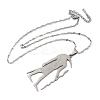 201 Stainless Steel Egyptian Ancient God Anubis Pendant Necklaces NJEW-D318-06P-4
