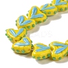 Heart Handmade Lampwork Beads Strands LAMP-G150-01C-4