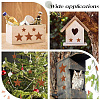 90Pcs 9 Styles Star Rust Iron Big Pendants IFIN-GF0001-12-4