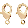 Brass Lobster Claw Clasps KK-BC0005-79G-NF-1