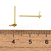 304 Stainless Steel Stud Earring Findings STAS-P370-02B-G-3