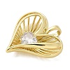 Brass Micro Pave Cubic Zirconia Pendants KK-S511-05C-G-2