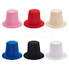 6Pcs 6 Colors EVA Cloth Mini Hat Fascinator Base AJEW-FG0005-04-1