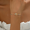 French Classic Style Brass Micro Pave Clear Cubic Zirconia Elephant Link Bracelets for Women JM7505-4-1