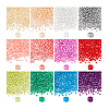 12Bags 12 Colors Opaque Glass Round Seed Beads GLAA-PH0003-32-7