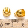 Brass Cord Ends KK-D217-10x8-G-3