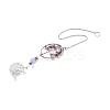 Amethyst Pendant Decoration LS-AJEW-P098-04P-1
