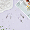 300Pcs Brass Earring Wire KK-SC0004-84S-4