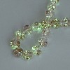 Luminous Handmade Gold Foil Glass Beads Strands FOIL-N029-01B-2