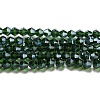 Transparent Electroplate Glass Beads Strands EGLA-A039-T3mm-A25-1