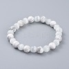 Natural & Synthetic Gemstone Stretch Bracelets BJEW-JB04506-2
