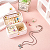 1Pc PU Imitation Leather Jewelry Box LBOX-TA0001-01A-7