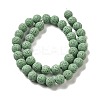 Natural Lava Rock Bead Strands G-L435-03-8mm-15-2