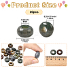 20Pcs Natural Indian Agate European Beads G-PA0001-29-2