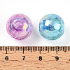 Transparent Crackle Acrylic Beads OACR-I015-41-3