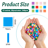 240Pcs 12 Colors Opaque Acrylic Cabochons DIY-OC0011-65-2
