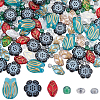 230Pcs 7 Styles Opaque Acrylic Beads OACR-SC0001-51-1
