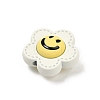 Spray Painted Alloy Beads PALLOY-S038-14E-2