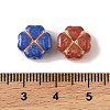 Baking Paint Glass Beads DGLA-G004-01F-3