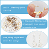 SOFPLATE 120Pcs 4 Colors Brass Leverback Earring Findings KK-SP0001-02-6