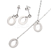 304 Stainless Steel Jewelry Sets SJEW-H303-O-2
