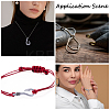 70Pcs 7 Styles Tibetan Style Alloy Hook Clasps FIND-CA0010-15-7