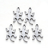 Tarnish Resistant 201 Stainless Steel Pendants STAS-N092-48-1