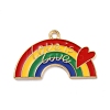 Alloy Enamel Pendants ENAM-A137-07LG-1