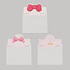 150Pcs 3 Styles Cardboard Paper Folding Printed Paper Card Header CDIS-SP0001-29-6