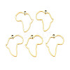 Ion Plating(IP) Africa Map 201 Stainless Steel Connector Charms LS-STAS-T063-168G-1
