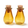 Glass Cork Bottles Ornament AJEW-O032-02I-1