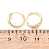 Fireworks 925 Sterling Silver Micro Pave Clear Cubic Zirconia Hoop Earrings EJEW-K317-02G-5