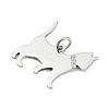 Non-Tarnish 304 Stainless Steel Pendants X-STAS-E205-06P-2