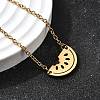 Funny 201 Stainless Steel  Watermelon Link Bracelets BJEW-B128-01G-2