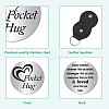 1Pc 304 Stainless Steel Commemorative Coins AJEW-CN0001-43A-3