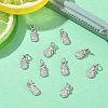SHEGRACE Brass Micro Pave Cubic Zirconia Pendants XGRQ3D148-478P-4