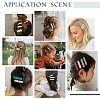 16Pcs 12 Style Fashion Acrylic Alligator Hair Clip PHAR-CA0001-003-5