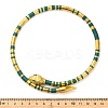 Alloy Green Rhinestone Snake Wrap Choker Necklaces for Women LS-NJEW-Z087-01G-3
