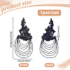 1Pair Rhinestone Sewing Ornaments DIY-NB0014-65B-2