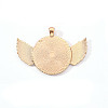 Alloy Pendant Cabochon Settings LS-PALLOY-S107-003A-KC-RS-2